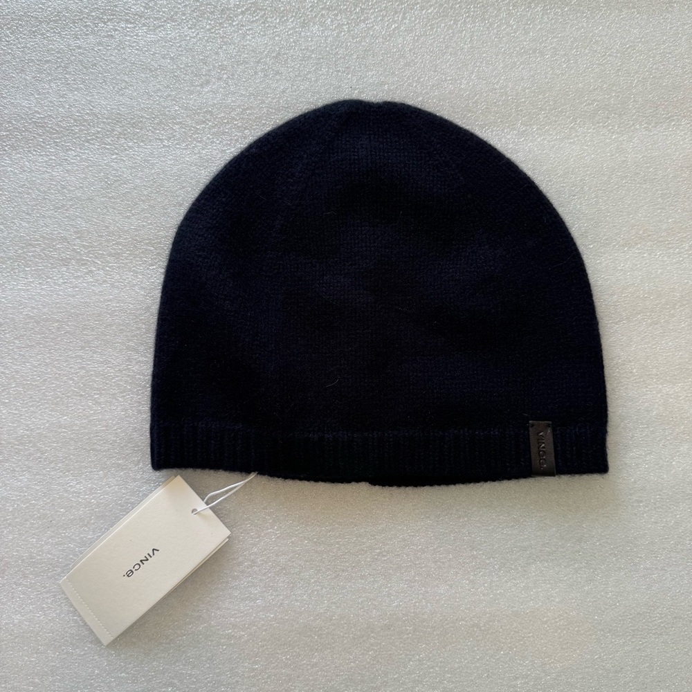 NWT Vince Navy Cashmere Beanie